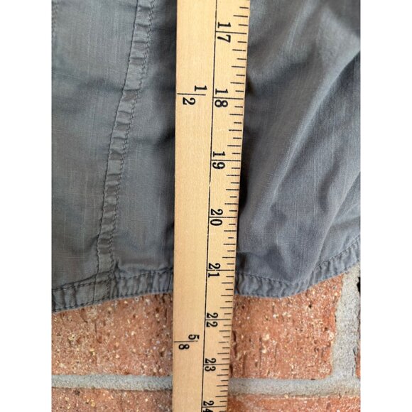 Anthropologie Elevenses Button-Up Blouse With Ruched Details & Long Sleeves - Picture 8 of 10